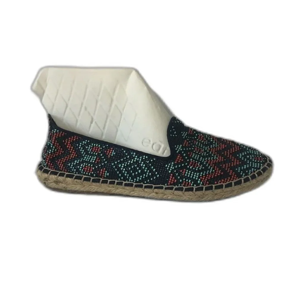 DOLCE VITA Sneakers Women's Size 8 Navy Ottie Espadrille Shoes Beaded Slip On